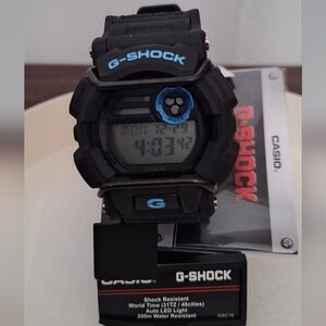 Casio G-Shock Black and Blue Watch
